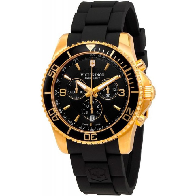 Victorinox Maverick Chronograph 249099 — чёрный хронограф 43 мм