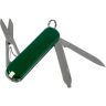 Нож-брелок Victorinox Classic SD 0.6223.4, зелёный