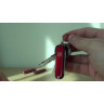 Нож-брелок Victorinox Classic SD Alox Colors, красный (0.6221.201G)