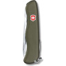 Складной нож Victorinox Forester 0.8363.4, зелёная рукоять