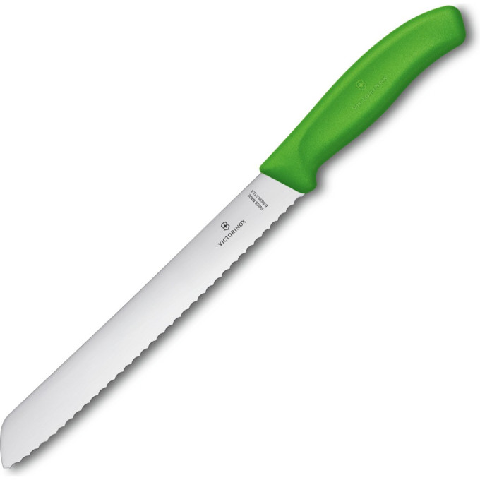Нож для хлеба Victorinox Swiss Classic 21 см, зелёный (6.8636.21L4B)