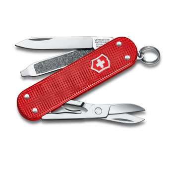 Нож-брелок Victorinox Classic SD Alox Colors, красный (0.6221.201G)