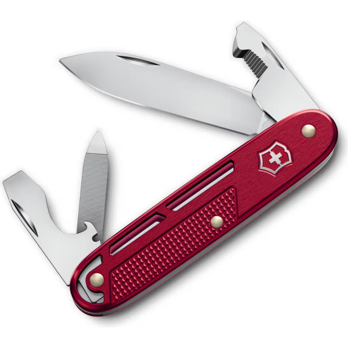 Нож перочинный VICTORINOX SYNERGY ALOX (0.8216.20) 93мм красный