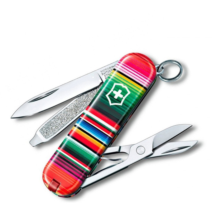 Нож-брелок Victorinox Classic Mexican Zarape 2021, 0.6223.L2101