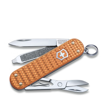 Нож-брелок Victorinox Classic SD Precious Alox Brass Gold, 0.6221.408G
